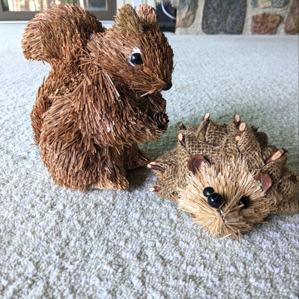 Set of TWO fall decor cute fall decor